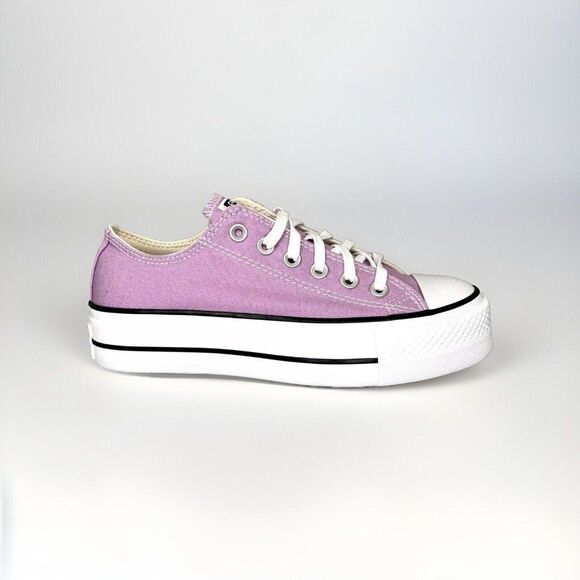 New Womens Converse Chuck Taylor All Star Lift Platform Purple Order 6.5 for Sz7 - Picture 8 of 12